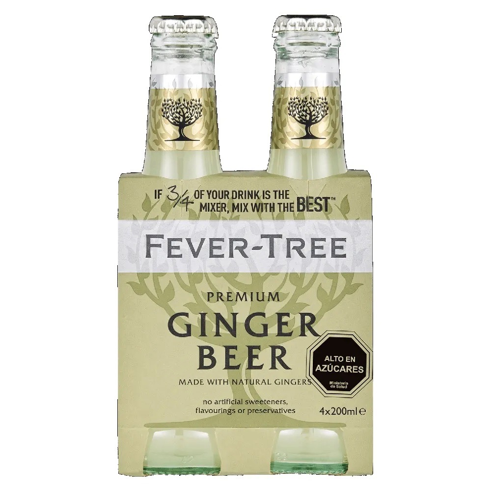 Fever Tree Ginger Beer (x4)