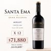 Santa Ema Gran Reserva Merlot x 12 Unidades