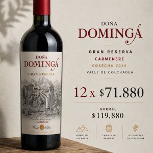 Doña Dominga Gran Reserva Carmenere x 12 unidades
