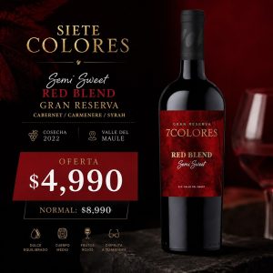 Siete Colores Gran Reserva Red Bled Semi Sweet